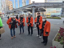 ２月６日一般社団法人千葉南法人会青年部会確定申告街頭PR活動風景
