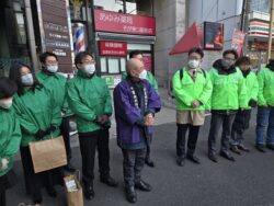２月６日一般社団法人千葉南法人会青年部会確定申告街頭PR活動風景