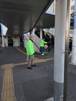 ２月６日一般社団法人千葉南法人会青年部会確定申告街頭PR活動風景