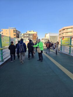 ２月６日一般社団法人千葉南法人会青年部会確定申告街頭PR活動風景