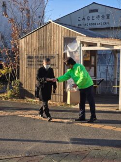 ２月７日一般社団法人千葉南法人会青年部会確定申告街頭PR活動風景