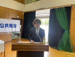 司会中の山本一般社団法人千葉南法人会青年部会運営専務