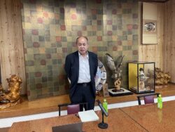 第１部税務研修会で説明中の永吉千葉南税務署法人課税第一部門統括官