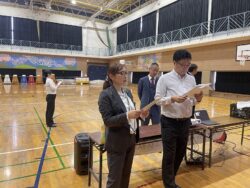 千葉市立あすみが丘小学校租税教室最終リハーサル風景