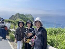 神威岬にて