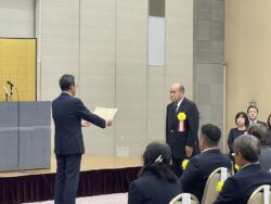 令和７年度千葉南税務署納税表彰式参加風景