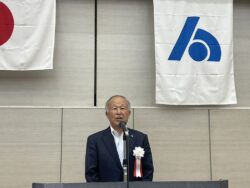 通常総会開会を宣し中の野中一般社団法人千葉南法人会副会長