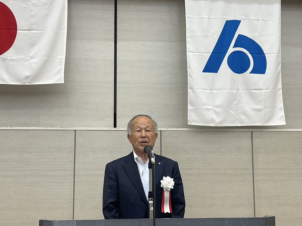 通常総会開会を宣し中の野中一般社団法人千葉南法人会副会長 通常総会開会を宣し中の野中一般社団法人千葉南法人会副会長