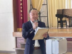 小学校を代表して近藤市原市立国分寺台西小学校長挨拶