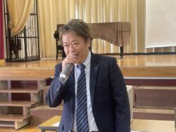 第１講座説明中の三島一般社団法人千葉南法人会青年部会員