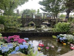 ハーブ庭園旅日記勝沼庭園見学風景