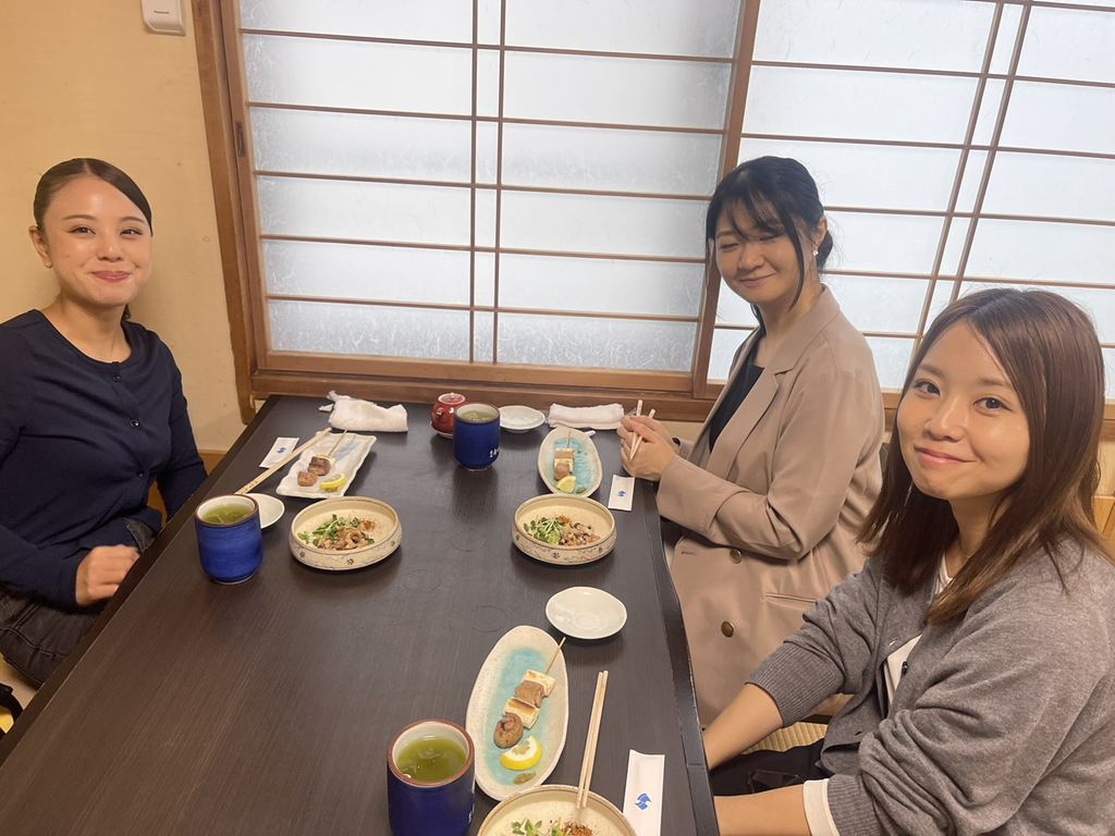 昼食会場「寿司清新館」にて 昼食会場「寿司清新館」にて
