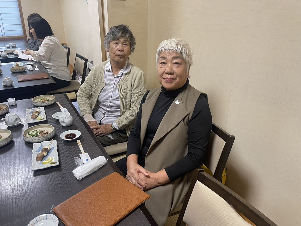 昼食会場「寿司清新館」にて 昼食会場「寿司清新館」にて