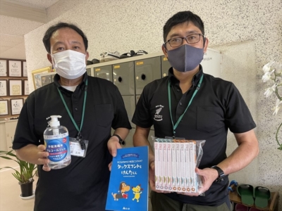 市原市立若葉小学校へ支援品贈呈 市原市立若葉小学校へ支援品贈呈