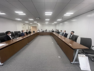 小出市原市長との懇談風景 小出市原市長との懇談風景