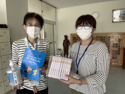 千葉市立金沢小学校へ支援品贈呈 千葉市立金沢小学校へ支援品贈呈