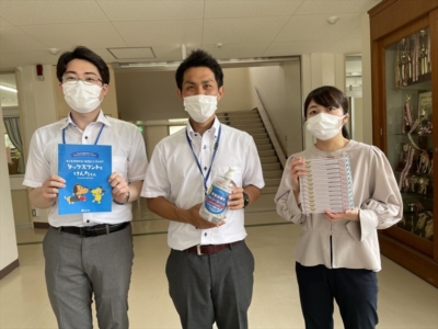 千葉市立生浜東小学校へ支援品贈呈 千葉市立生浜東小学校へ支援品贈呈