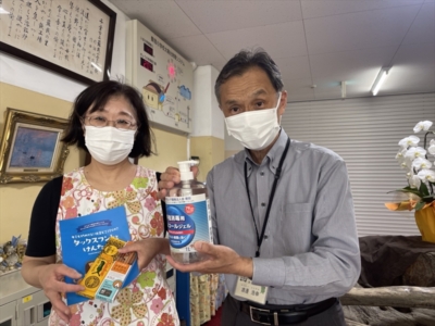 千葉市立蘇我小学校へ支援品贈呈 千葉市立蘇我小学校へ支援品贈呈