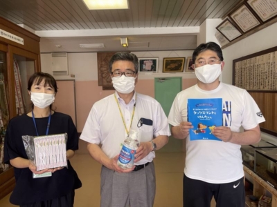 千葉市立平山小学校へ支援品贈呈 千葉市立平山小学校へ支援品贈呈