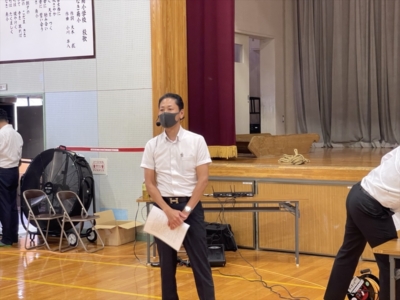 第二テーマ講師の古川青年部会員 第二テーマ講師の古川青年部会員