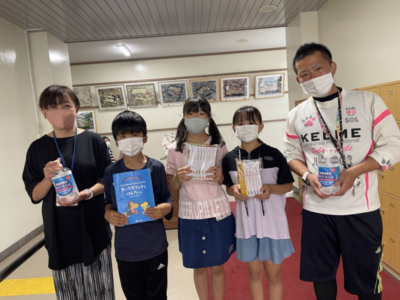 千葉市立松ヶ丘小学校へ支援品贈呈 千葉市立松ヶ丘小学校へ支援品贈呈