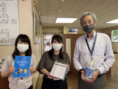 千葉市立大森小学校へ支援品贈呈 千葉市立大森小学校へ支援品贈呈