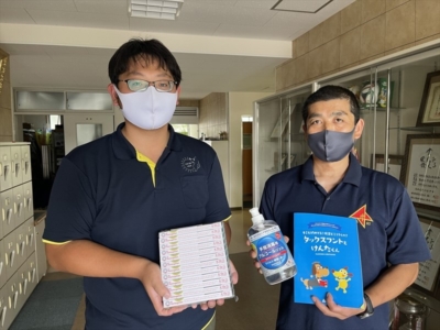 市原市立辰巳台西小学校へ支援品贈呈 市原市立辰巳台西小学校へ支援品贈呈