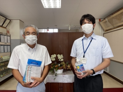 千葉市立誉田小学校へ支援品贈呈 千葉市立誉田小学校へ支援品贈呈