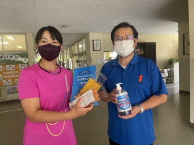 市原市立寺谷小学校へ支援品贈呈 市原市立寺谷小学校へ支援品贈呈