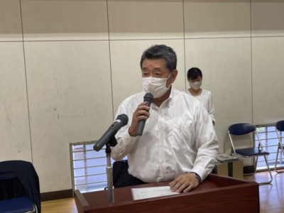 司会中の山内総務委員 司会中の山内総務委員