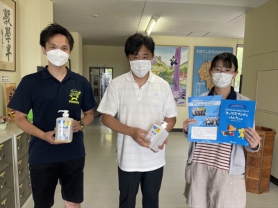 市原市立光風台小学校へ支援品贈呈 原市立光風台小学校へ支援贈呈