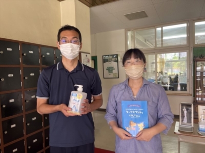 市原市立白幡小学校へ支援品贈呈 市原市立白幡小学校へ支援品贈呈