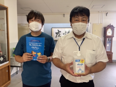 市原市立鶴舞小学校へ支援品贈呈 市原市立鶴舞小学校へ支援品贈呈