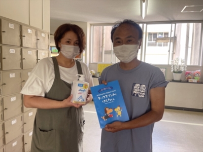 市原市立戸田小学校へ支援品贈呈 市原市立戸田小学校へ支援品贈呈