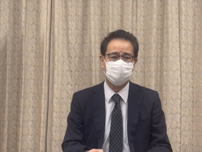 説明中の小泉千葉南税務署個人課税第一部門統括官 説明中の小泉千葉南税務署個人課税第一部門統括官