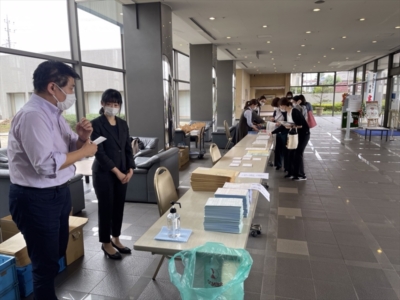 受付風景 受付風景