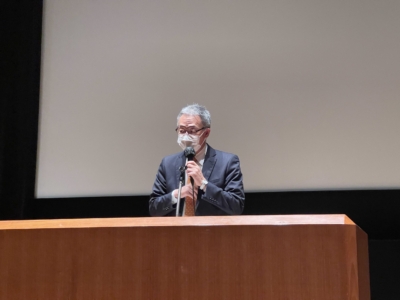 年末調整について説明中の岡田千葉南税務署法人課税第ニ部門審理担当上席 年末調整について説明中の岡田千葉南税務署法人課税第ニ部門審理担当上席