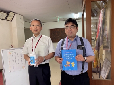 千葉市立誉田東小学校へ支援品贈呈 千葉市立誉田東小学校へ支援品贈呈