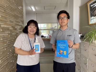 市原市立国府小学校へ支援品贈呈 市原市立国府小学校へ支援品贈呈