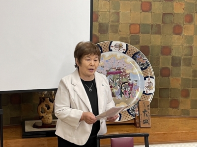 中村千葉南法人会女性部会長挨拶 中村千葉南法人会女性部会長挨拶