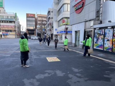 JR五井駅街頭にて確定申告PR活動 JR五井駅街頭にて確定申告PR活動