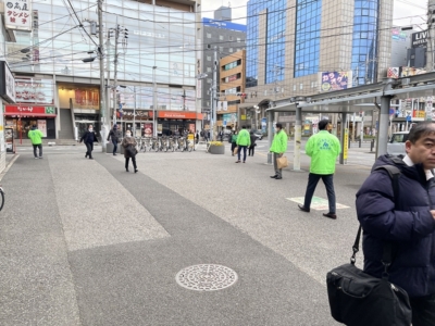 JR蘇我駅街頭にて確定申告PR活動 JR蘇我駅街頭にて確定申告PR活動