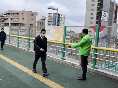 JR蘇我駅街頭にて確定申告PR活動 JR蘇我駅街頭にて確定申告PR活動