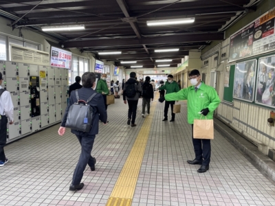 JR蘇我駅街頭にて確定申告PR活動 JR蘇我駅街頭にて確定申告PR活動