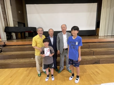 青少年育成支援品贈呈式風景 青少年育成支援品贈呈式風景