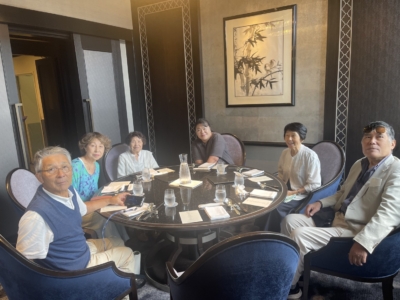 ウェスティンホテル東京での昼食会風景 ウェスティンホテル東京での昼食会風景