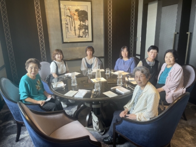 ウェスティンホテル東京での昼食会風景 ウェスティンホテル東京での昼食会風景