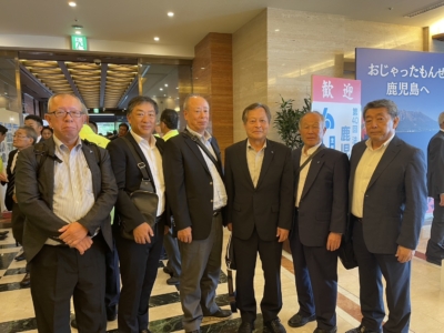 全国大会会場(城山観光ホテル)にて 全国大会会場(城山観光ホテル)にて