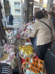 老舗白沢せんべい店見学 老舗白沢せんべい店見学