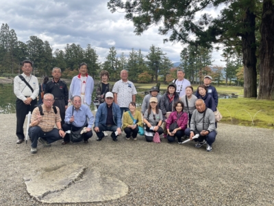 毛越寺にて 毛越寺にて